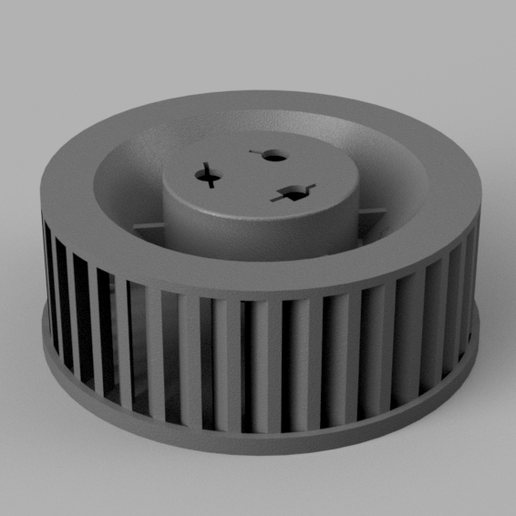 🪖 Devilbiss AF320 Compressor Replacement Fan # CAC-1148-1・ STL